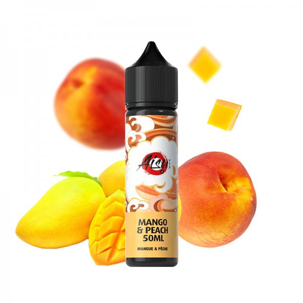 Mango Peach 0mg 50ml - Aisu