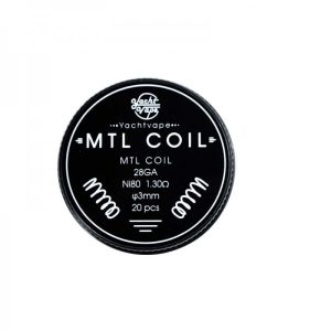 Mtl Coil 28GA ni80 1.3Ω 3mm (20kom) - Yachtvape