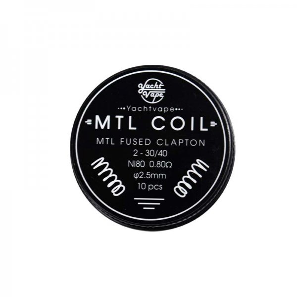 Mtl Coil Mtl Fused Clapton 2-30/40 Ni80 0.8Ω (10kom) - Yachtvape