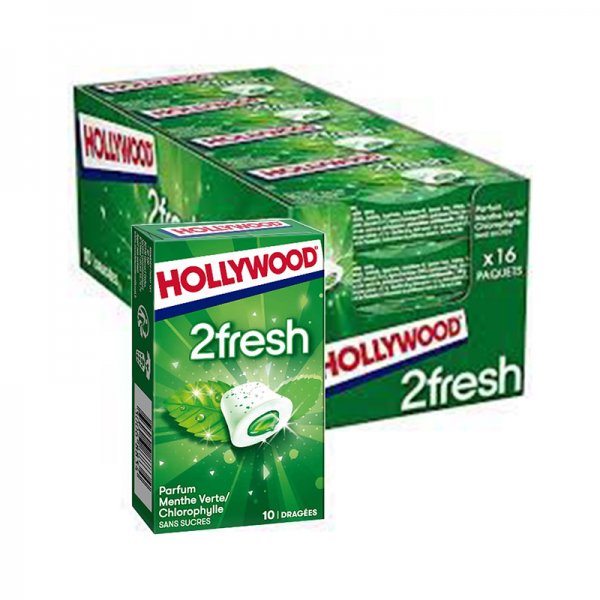2fresh Chewing Gum (16pcs) - Hollywood