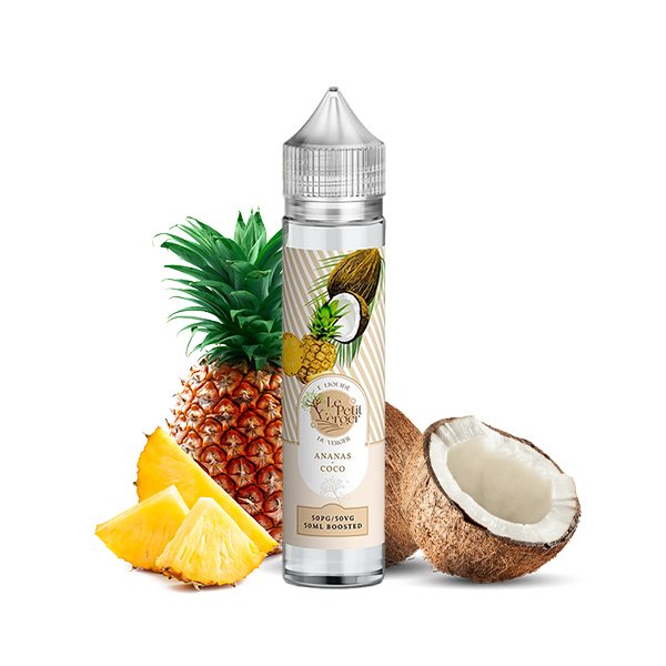 Ananas Coco 0mg 50ml - Le Petit Verger by Savourea