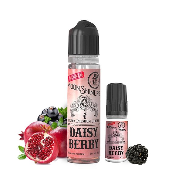 Daisy Berry 0mg 50ml + Booster 10ml - MoonShiners
