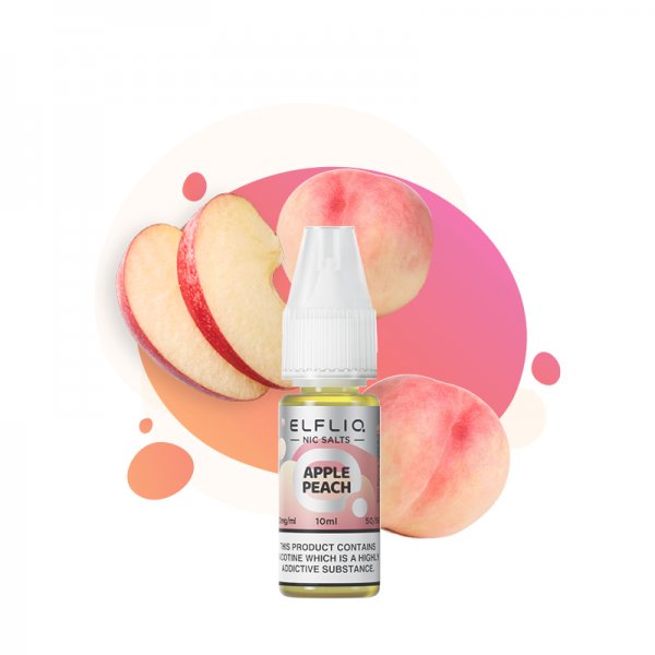 Nic Salt Apple Peach 10ml - Elfliq by Elf Bar
