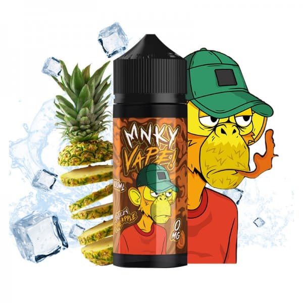 Freezy Pineapple 0mg 100ml - MNKY Vape