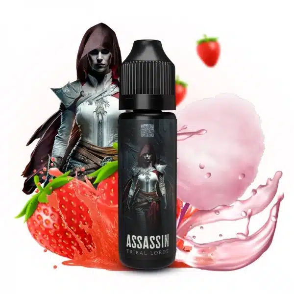 assassin 0mg 50ml strawberry cotton candy tribal lords by tribal force