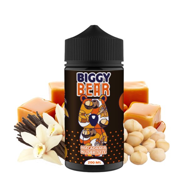 Macadamia Nut Brittle 0mg 200ml - Biggy Bear
