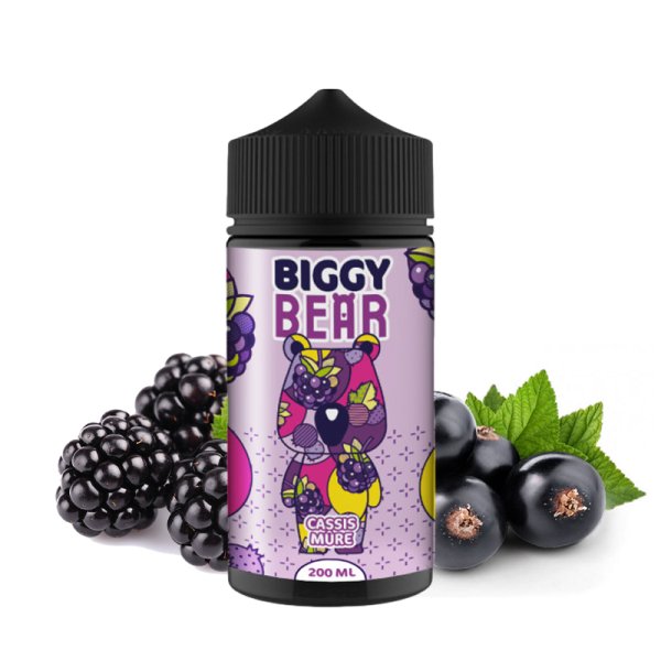 Blackcurrant Blackberry 0mg 200ml - Biggy Bear