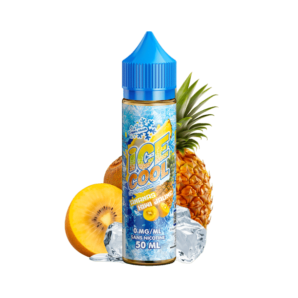 Ananas Kiwi Jaune 0mg 50ml - Ice Cool by Liquidarom